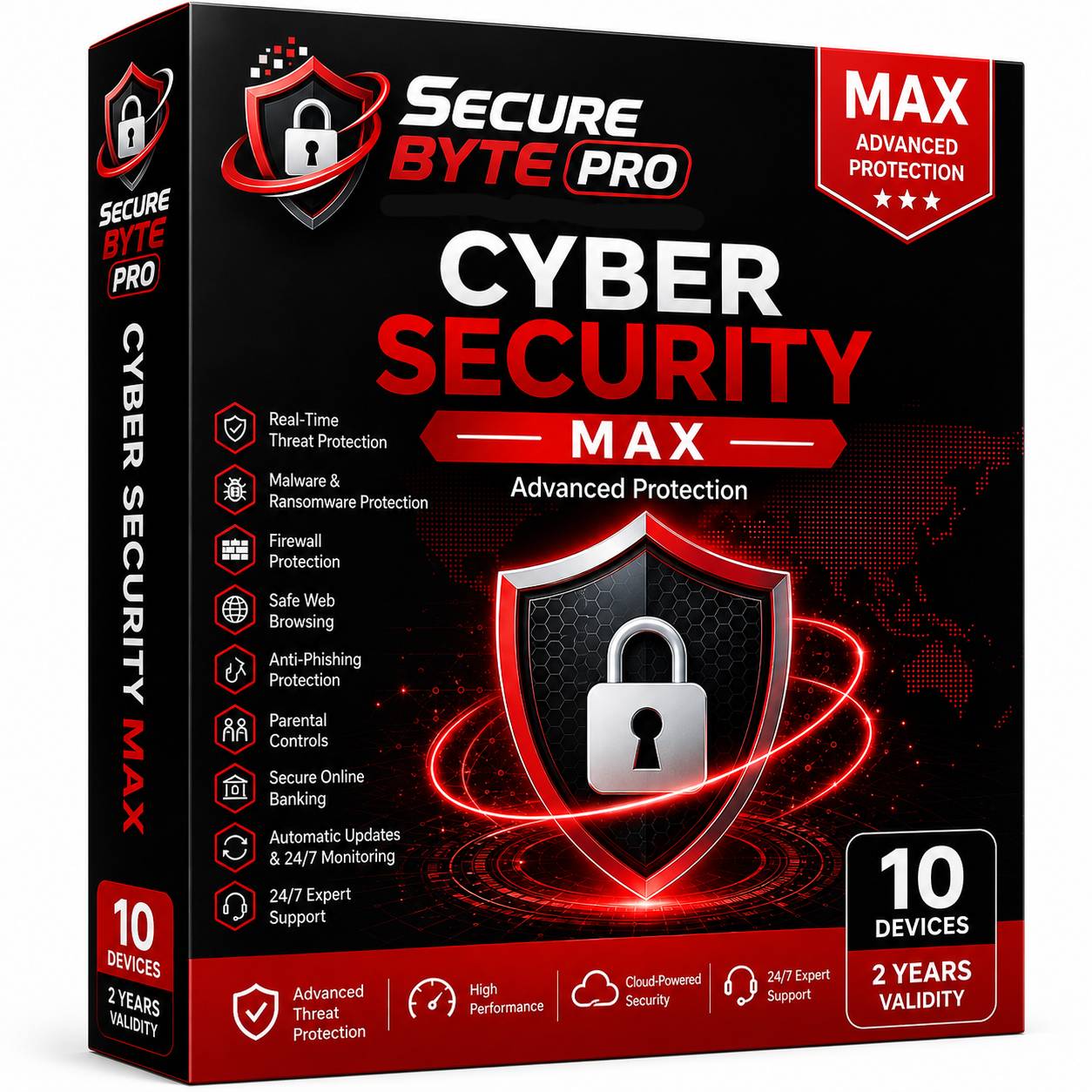 SecureBytePro Cyber Security Max