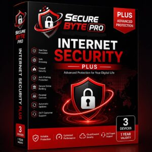 SecureBytePro Internet Security Plus (3Devices / 1 Year)